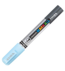 Marcatore a base d'acqua Graduate Mark All  - punta tonda 2mm - blu ghiaccio - Lyra