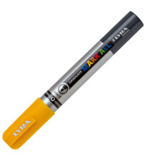 Marcatore a base d'acqua Graduate Mark All  - punta tonda 2mm - giallo - Lyra