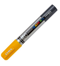 Marcatore a base d'acqua Graduate Mark All  - punta tonda 2mm - giallo - Lyra