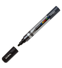 Marcatore a base d'acqua Graduate Mark All  - punta tonda 2mm - nero - Lyra