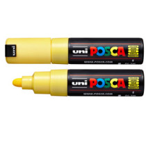 Marcatore a base d'acqua Uni Posca  PC7M - punta tonda large 4,5 mm-5,5mm - giallo - Uni Mitsubishi