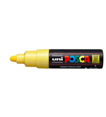Marcatore a base d'acqua Uni Posca  PC7M - punta tonda large 4,5 mm-5,5mm - giallo - Uni Mitsubishi