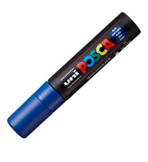 Marcatore a base d'acqua Uni Posca PC17K - punta extra large a scalpello 15,0mm  - blu - Uni Mitsubishi