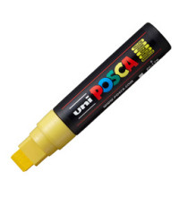 Marcatore a base d'acqua Uni Posca PC17K - punta extra large a scalpello 15,0mm  - giallo - Uni Mitsubishi