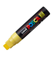 Marcatore a base d'acqua Uni Posca PC17K - punta extra large a scalpello 15,0mm  - giallo - Uni Mitsubishi