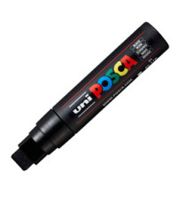 Marcatore a base d'acqua Uni Posca PC17K - punta extra large a scalpello 15,0mm - nero - Uni Mitsubishi