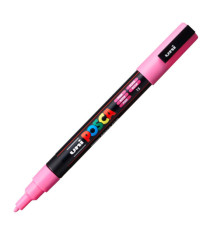 Marcatore a base d'acqua Uni Posca PC3M  - punta fine da 0,9mm a 1,3mm - rosa - Uni Mitsubishi