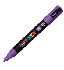 Marcatore a base d'acqua Uni Posca PC5M  - punta  tonda media da 1,8mm a 2,5mm - viola - Uni Mitsubishi