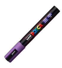 Marcatore a base d'acqua Uni Posca PC5M  - punta  tonda media da 1,8mm a 2,5mm - viola - Uni Mitsubishi