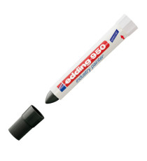 Marcatore a cera 950 - punta tonda - 10 mm - nero - Edding