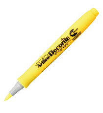 Marcatore Decorite - punta pennello - giallo - Artline