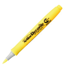 Marcatore Decorite - punta pennello - giallo - Artline