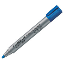 Marcatore Lumocolor Flipchart 356 - a base d'acqua - punta tonda 2 mm - blu - Staedtler