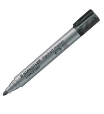 Marcatore Lumocolor Flipchart 356 - a base d'acqua - punta tonda 2 mm - nero - Staedtler