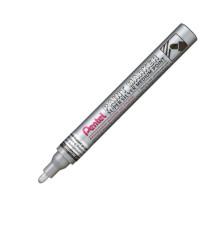 Marcatore Paint Marker Linea Amiko - punta media 4,50mm - argento - Pentel