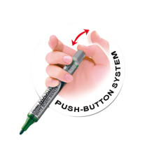 Marcatore per lavagna Maxiflo - punta conica 4 mm - blu - Pentel