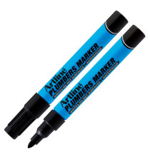 Marcatore permanente - per idraulica - punta tonda 1,5 mm - nero - Artline