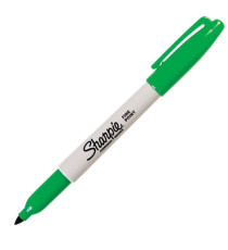 Marcatore permanente - punta fine 1 mm - verde - Sharpie