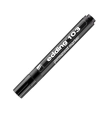 Marcatore permanente 103 - punta conica - da 1,5 a 3 mm - nero - Edding