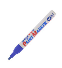 Marcatore permanente A 400 - a vernice - punta tonda - 2,3 mm - blu - Artline
