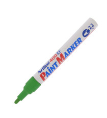 Marcatore permanente A 400 - a vernice - punta tonda - 2,3 mm - verde - Artline
