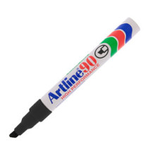 Marcatore permanente A 90 - punta a scalpello - 2 - 5 mm - nero - Artline