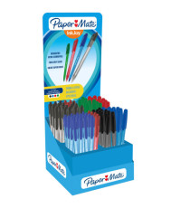 Penne a sfera e a scatto Inkjoy 100/100RT - colori assortiti - Papermate - expo 300 pezzi