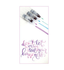 Pennello - con serbatoio ricaricabile - punta fine - DOM