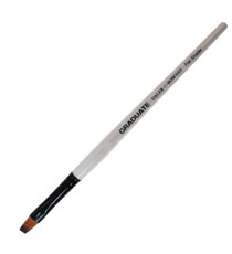 Pennello sintetico Graduate - piatto - manico corto - n. 8 - Daler Rowney