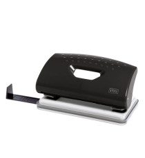 Perforatore 1260 - max 10 fogli - 2 fori - passo 8 cm - colori assortiti - Lebez