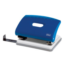 Perforatore 1270 - max 16 fogli - 2 fori - passo 8 cm - colori assortiti - Lebez