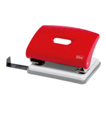 Perforatore 1270 - max 16 fogli - 2 fori - passo 8 cm - colori assortiti - Lebez