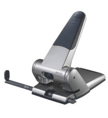 Perforatore 5180 - passo 8 cm - max 65 fogli - 2 fori - argento - Leitz