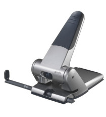 Perforatore 5180 - passo 8 cm - max 65 fogli - 2 fori - argento - Leitz