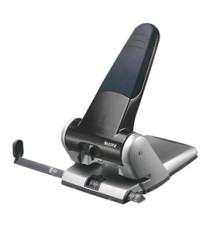 Perforatore 5180 - passo 8 cm - max 65 fogli - 2 fori - nero - Leitz