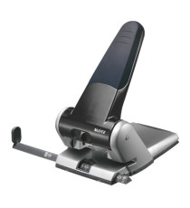 Perforatore 5180 - passo 8 cm - max 65 fogli - 2 fori - nero - Leitz