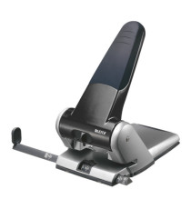 Perforatore 5180 - passo 8 cm - max 65 fogli - 2 fori - nero - Leitz
