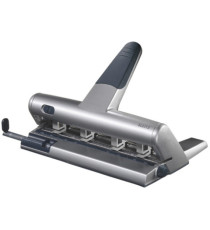 Perforatore Akto a punzoni indipendenti - max 30 fogli - 4/6 fori - passo 6/8 cm - argento - Leitz
