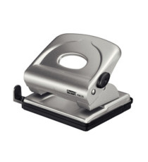 Perforatore FMC25+ - max 30 fogli - 2 fori - passo 8 cm - argento - Rapid