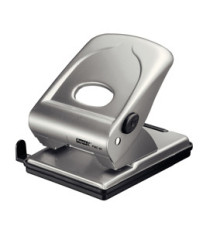 Perforatore FMC40 - max 40 fogli - 2 fori - passo 8 cm - argento - Rapid