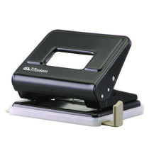 Perforatore in metallo - 2 fori - passo 8 cm - nero - Titanium
