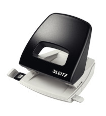 Perforatore Metal Rim 5005 - passo 8 cm - max 25 fogli - 2 fori - nero - Leitz