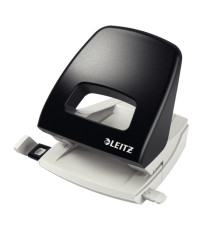 Perforatore Metal Rim 5005 - passo 8 cm - max 25 fogli - 2 fori - nero - Leitz