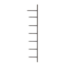 Pettini SureBind per rilegatura - 10 denti - 75 mm - nero - GBC - conf. 100 pezzi