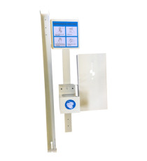 Piantana da terra porta dispenser da 500ml - max Ø 80mm - Metalplus