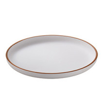 Piatto piano - rPET - bianco - Ø22 x 2,6cm - Leone