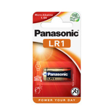 Pila - LR1 - 1,5V - alcalina - Panasonic - blister 1 pezzo