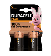 Pila mezzatorcia - C - LR14 - MN1400 - Plus - alcalina - Duracell - blister 2 pezzi