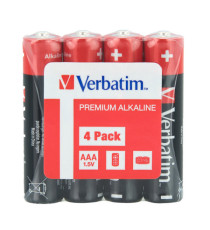 Pila ministilo AAA - 1,5V - 49500 - Alcaline - Verbatim -  conf. 4 pezzi