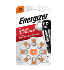 Pila per apparecchi acustici 13 Zinc Air - Energizer - blister 8 pezzi